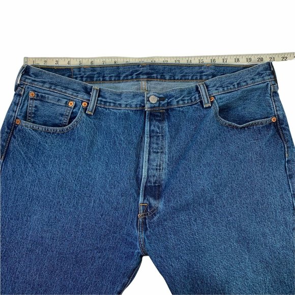 Levi's 501 XX Button Fly Medium Wash Denim Jeans - Picture 8 of 8